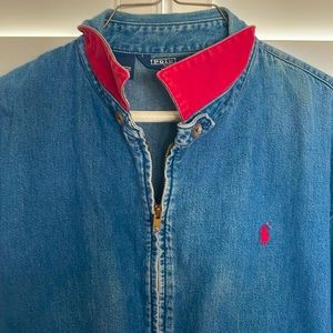 Vintage Polo Ralph Lauren jean boomer jacket